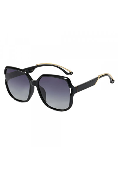 Techsuit Women's Sunglasses 5228, Polarized, Black Gold