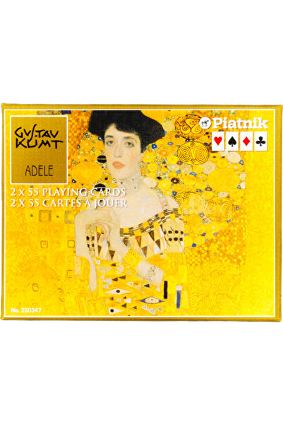 Piatnik Set 2 pachete de carti de joc Gustav Klimt,
