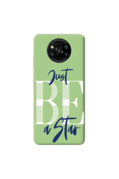 Other Xiaomi Poco X3 /X3 Pro Just Be a Star Light Green Colored Silicone TPU ...