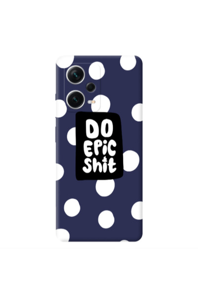 Other Xiaomi Poco X5 Do Epic Shit Dark blue Colored Silicone TPU Θήκη
