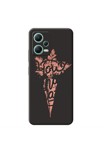 Other Xiaomi Redmi Note 12 Pro 5G You are What You Eat Black Colored Silicone...