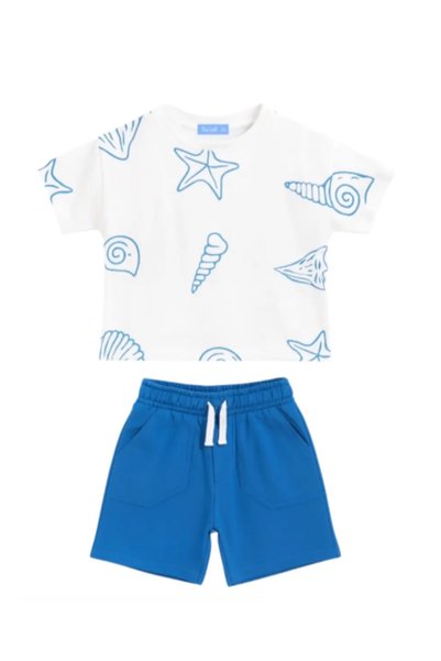 La ciel Paris Marine Printed Boys' Suit