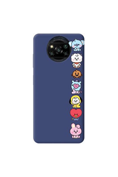 Other Xiaomi Poco X3 /X3 Pro Lovely animals Dark blue Colored Silicone TPU Θήκη