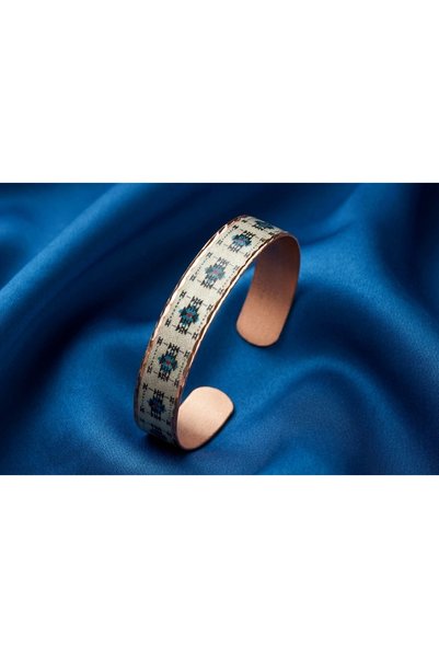 Erol Bakır New Series 2076 Bijouterie Bracelet 100% Handmade Copper