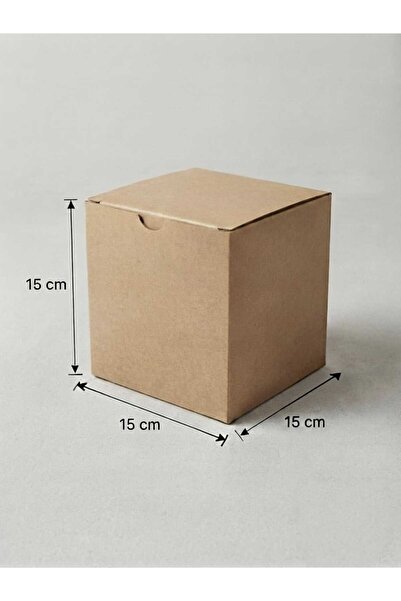 aybaş kağıtçılık 15x15x15 (5 Adet) Kilitli E Ticaret Kutusu, İnternet ve Karg...