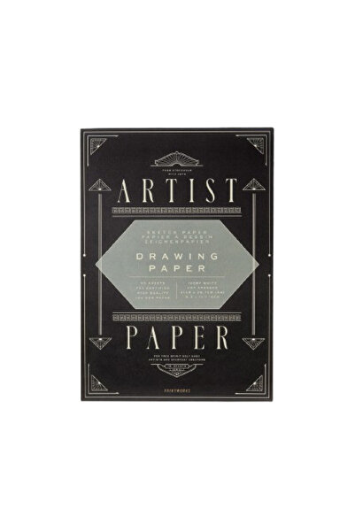 PRINTWORKS Drawring Paper Pad - A4 Unlined Drawing Pad