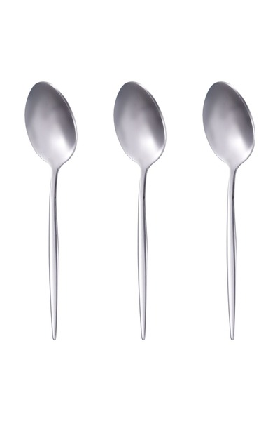 Z Store Linguri subțiri din oțel inoxidabil - Set de 3, 15 cm