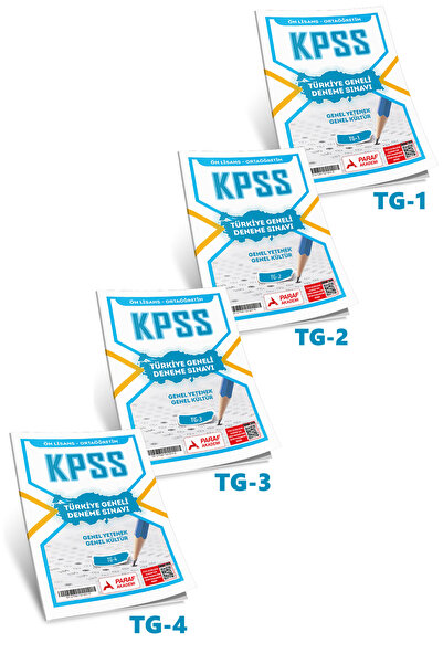 Paraf Akademi KPSS ÖN LİSANS GENEL YETENEK GENEL KÜLTÜR TÜRKİYE GENELİ DENEME...