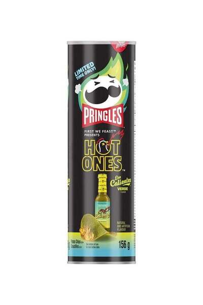 Pringles Hot Ones Verde Los Calientes Flavor 156g
