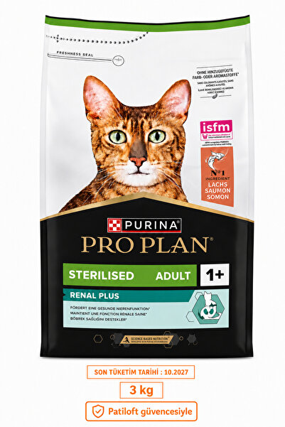 Pro Plan Proplan sterilised ( kısırlaştırılmış) 3 kg somonlu yetişkin kedi ma...