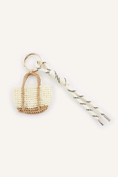 DeFacto Women's Bag-Shaped Charm Keychain H6409Axns