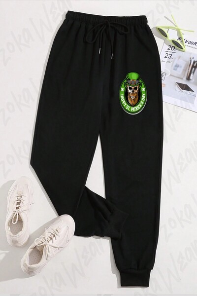 ZOKAWEAR Unisex Happy St. Patrick's Day Printed Sweatpants