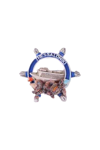 Tradesor Tουριστικό μαγνητάκι Souvenir - Σετ 12pcs - Resin Magnet - Thessalon...