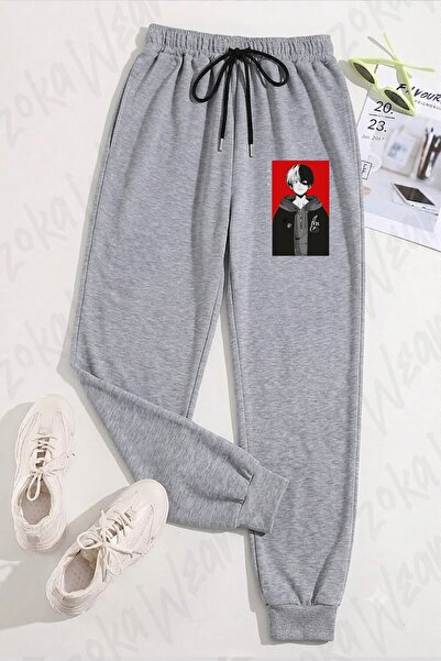 ZOKAWEAR بنطلون رياضي مطبوع للجنسين من My Hero Academia Shoto Todoroki3