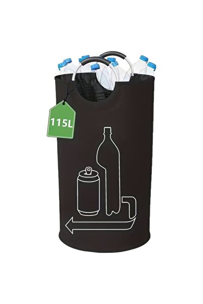 Choice1 115L Recycling Bin Bag Bottles Collection Container Oxford Cloth Dirt...