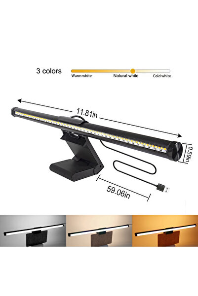 Choice1 مصباح مكتب LED RGB لشاشة المراقبة، شريط إضاءة لحماية العين أثناء استخ...