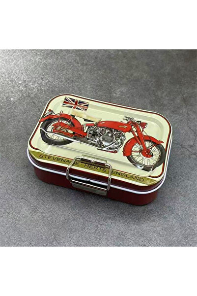 Choice MTC 1Pc Vintage Double-layer slide buckle small box with compartment b...