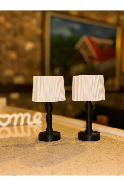 Dezora Home 2'li Dekoratif Mini Abajur Seti – Tealight HEDİYE
