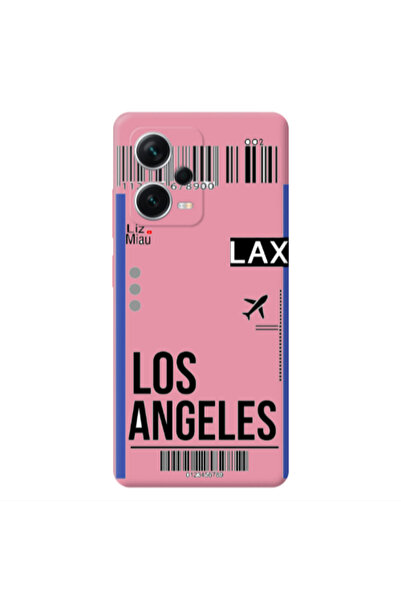 Other Xiaomi Poco X5 Los angeles Pink Colored Silicone TPU Θήκη