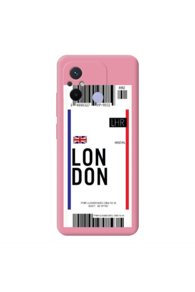 Other Xiaomi Redmi 12C London Arrival Pink Colored Silicone TPU Θήκη