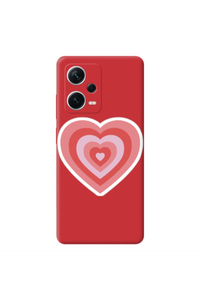Other Xiaomi Poco X5 My Heart Is Yours Red Colored Silicone TPU Θήκη