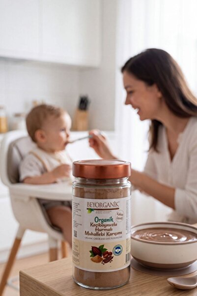 BEYORGANİK Organik Keçiboynuzlu Hurmalı Muhallebi Karışımı 300gr