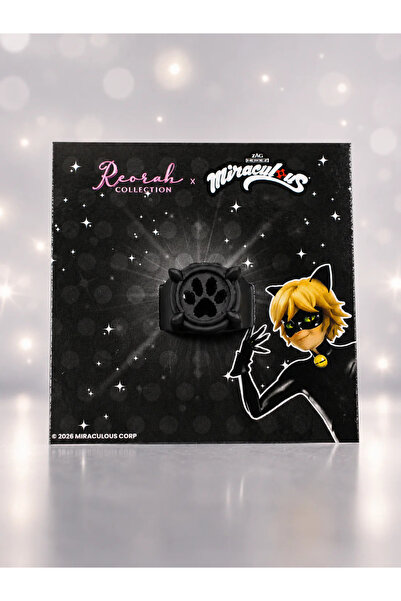 Reorah Collection Miraculous ®   Thermochromic Color Changing Cat Noir Ring