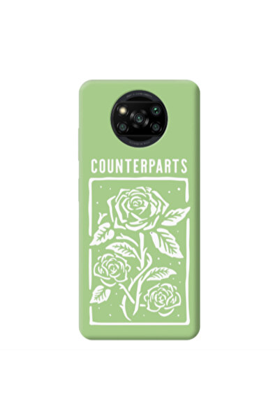 Other Xiaomi Poco X3 Pro Counterparts Light Green Colored Silicone TPU Θήκη