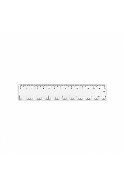 Generic مسطرة بلاستيك 15 سم