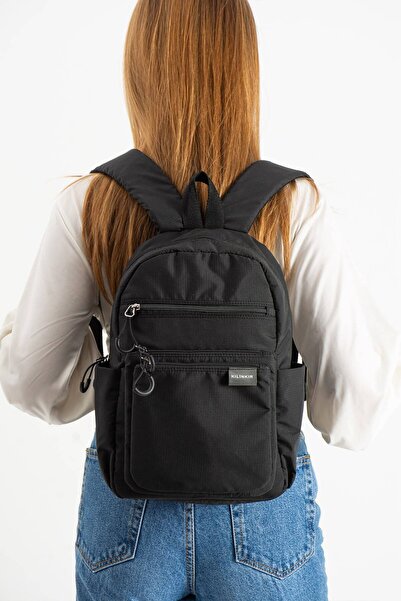WİKİDAYS.S MODA TRENDİ Multi-Compartment Crinkle Fabric Casual Backpack - Lig...