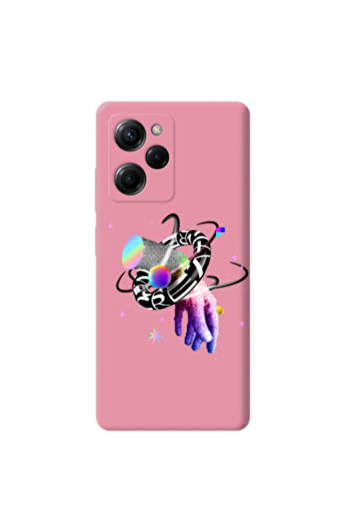 Other Xiaomi Poco X5 Pro Y2k Pink Colored Silicone TPU Θήκη