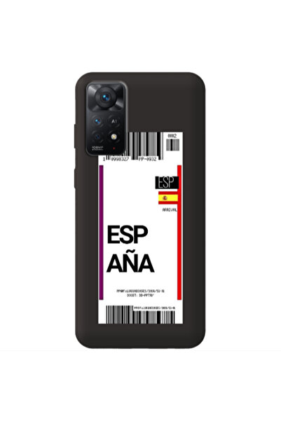 Other Xiaomi Redmi Note 11 4G Espana Arrival Black Colored Silicone TPU Θήκη
