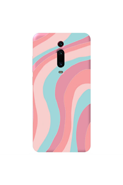 Other Xiaomi Mi 9T Pro Colored lines Pink Colored Silicone TPU Θήκη