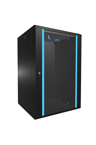 Extralink 18U 600x600 Negru |   Dulap rack |   montat pe perete
