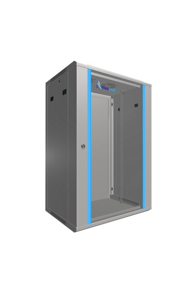 Extralink 18U 600x450 Gri |   Dulap rack |   montat pe perete