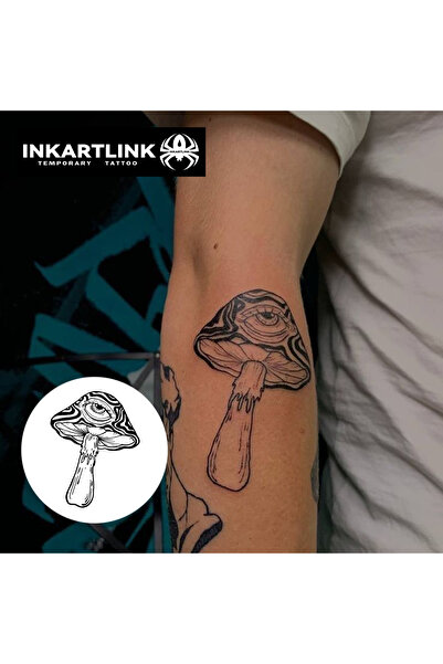 Choice 163-0810M Mushroom Temporary Tattoo,Lasts To 15 Days New Technology Ma...