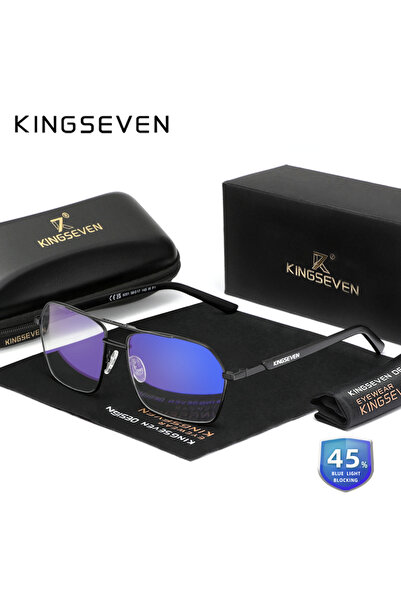 Choice3 نظارات F1 KINGSEVEN مستطيلة الشكل مضادة للأشعة الزرقاء للرجال/النساء،...