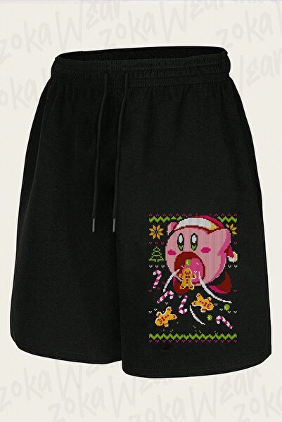 ZOKAWEAR Unisex Cute Monster Christmas Ugly Design Printed Shorts