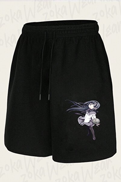 ZOKAWEAR شورت مطبوع بتصميم Puella Magi Homura Akemi للجنسين