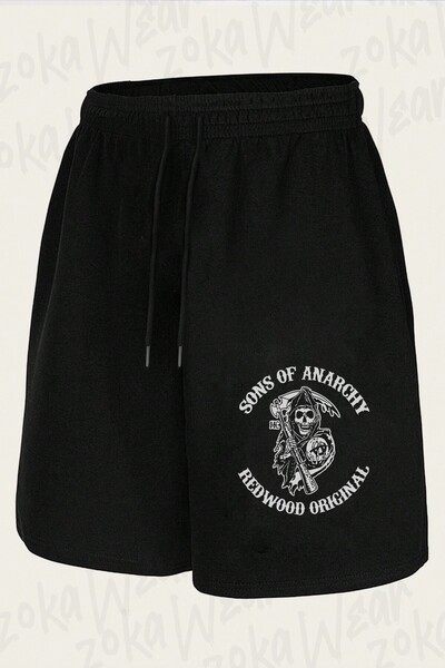 ZOKAWEAR شورت مطبوع بتصميم Redwood Sons Of Anarchy للجنسين