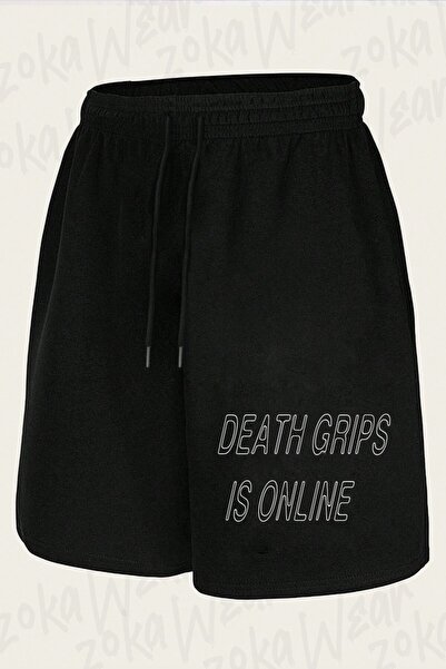 ZOKAWEAR Unisex Death Grips Is Online Design Printed Shorts
