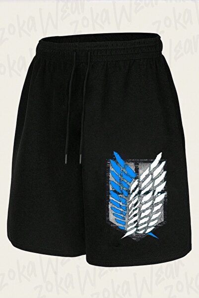 ZOKAWEAR Unisex Aot Logo Custom Design Printed Shorts