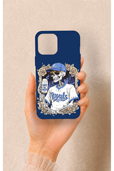 Vip Case iPhone 12 Pro Max Uyumlu Royals Desenli Silikon Kılıf