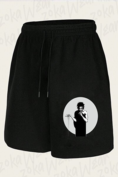 ZOKAWEAR شورت مطبوع بتصميم ساندمان للجنسين