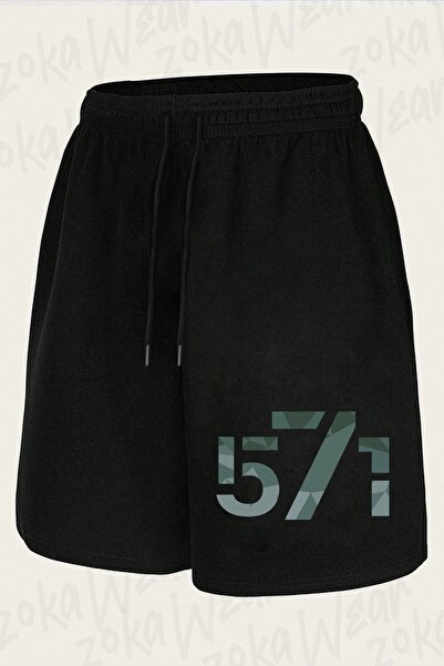 ZOKAWEAR شورت مطبوع بتصميم 571 يير للجنسين