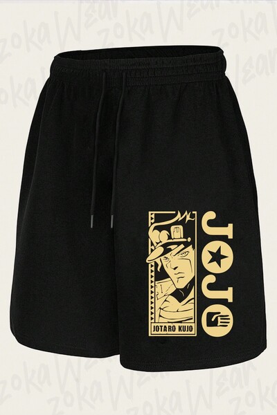 ZOKAWEAR Unisex Jojo's Bizarre Adventure Jotaro Kujo2 Design Printed Shorts