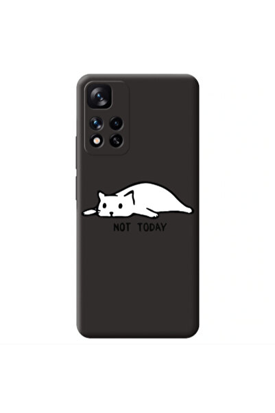 Other Xiaomi Redmi Note 11 Pro 5G Not Today Black Colored Silicone TPU Θήκη