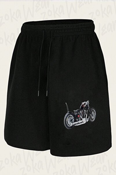 ZOKAWEAR شورت مطبوع بتصميم Bmc Choppers للجنسين