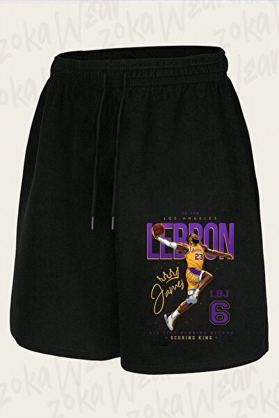 ZOKAWEAR Unisex Lebron James Bag Design Printed Shorts
