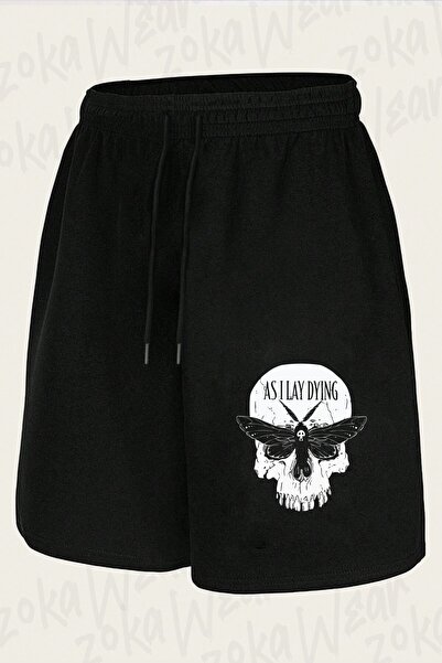 ZOKAWEAR Unisex As I Lay Dying 2 Σχεδιασμένο με στάμπα σορτς